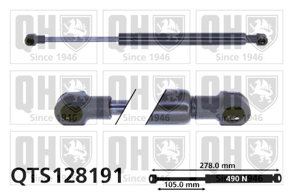 Amortecedor da capota para Audi TT  8N9